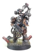 GROUP OF IRON WARRIOR VEHICLES AND MINIATURES,