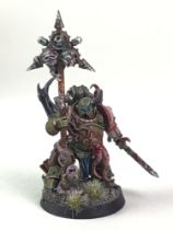 GROUP OF DEATH GUARD FIGURES,