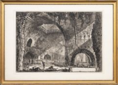 GIOVANNI BATTISTA PIRANESI (ITALIAN 1720 - 1778), THE SO-CALLED VILLA OF MAECENAS AT TIVOLI, INTERIO