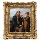 WILLIAM CHARLES THOMAS DOBSON RA RWS (BRITISH 1817 - 1898), THE YOUNG FISHERMAN