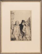 WILLIAM STRANG RA RP RE (SCOTTISH 1859 - 1921), THREE DRUNKS