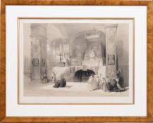 LOUIS HAGHE (BELGIAN 1806 - 1885), CHURCH OF THE ANNUNCIATION, AFTER DAVID ROBERTS RA (SCOTTISH 1796