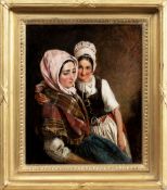ABRAHAM SOLOMON (BRITISH 1824 - 1862), MOTHER AND DAUGHTER