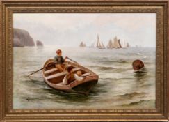 SCOTTISH SCHOOL (20TH CENTURY), ROWING TO THE LOST BARRELL