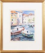 CAROLINE LEBURN, FRENCH HARBOUR SCENE