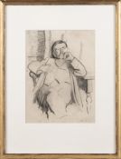 WILLIAM CROZIER ARSA (SCOTTISH 1893 - 1930) PORTRAIT STUDY