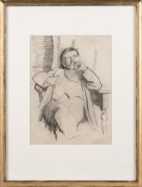WILLIAM CROZIER ARSA (SCOTTISH 1893 - 1930) PORTRAIT STUDY