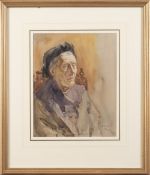 JAMES BOLIVAR MANSON (1879-1945), STUDY OF AN OLD LADY