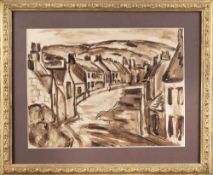 WILLIAM MCTAGGART, STUDY FOR THE VILLAGE STREET