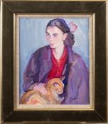 JOSEPHINE GRAHAM, GIRL WITH CAT