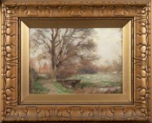WILLIAM MILLER FRAZER, WOODED LANDSCAPE