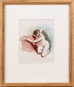 WILLIAM EDWARD FROST RA, KNEELING NUDE