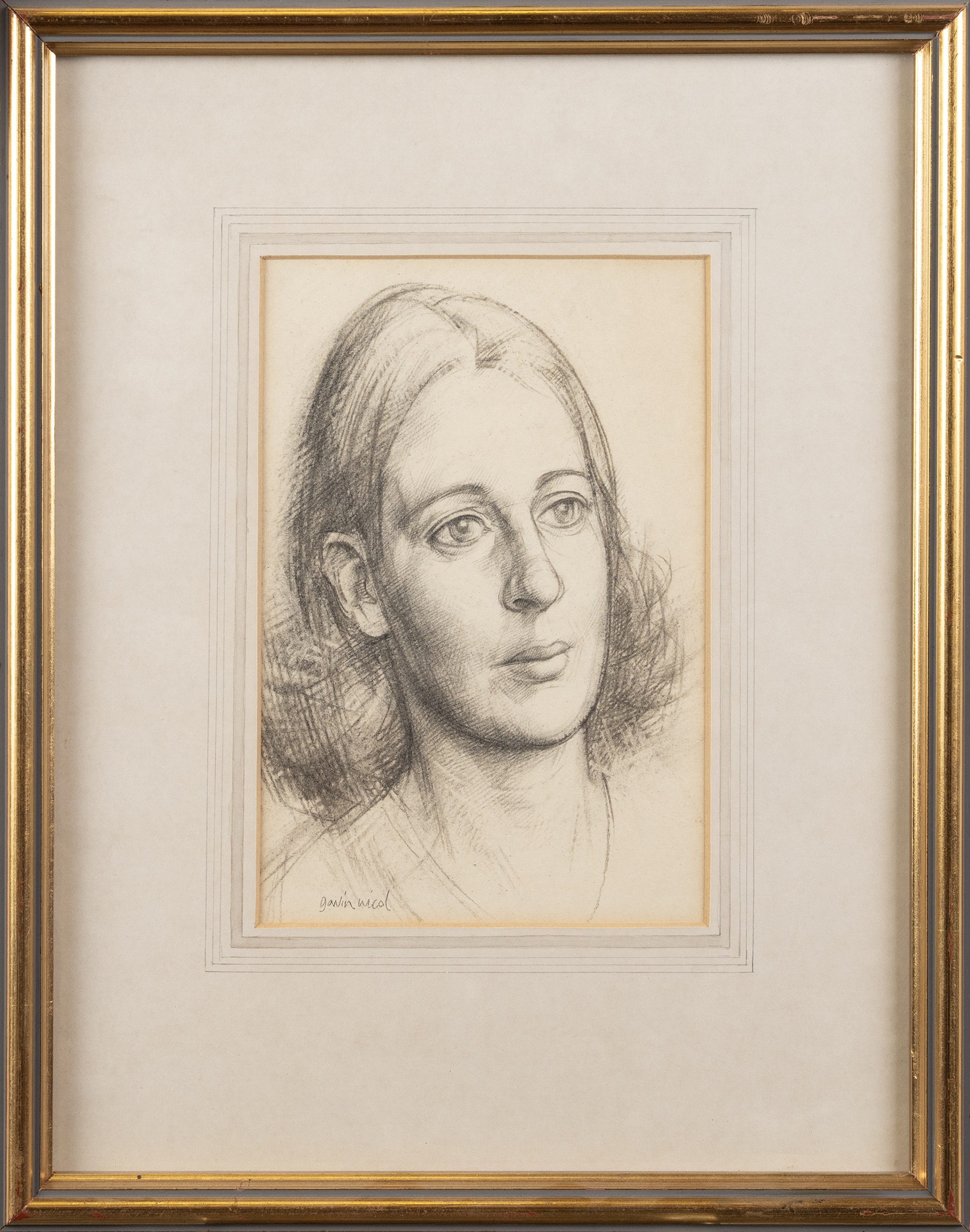 GAVIN NICOL, PORTRAIT OF FRANCES, THE ARTIST’S WIFE