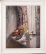 M. WILSON, STILL LIFE BY A WINDOW