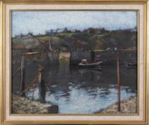 JOHN MACKIE, HARBOUR SCENE, BUCKIE