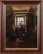 SCOTTISH SCHOOL, 19TH CENTURY, THE SPINNING WHEEL
