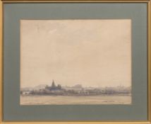 JAMES PATERSON PRSW RSA RWS (SCOTTISH 1854 - 1932), EDINBURGH FROM INVERLEITH