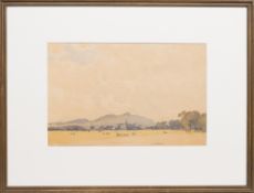 JAMES PATERSON PRSW RSA RWS (SCOTTISH 1854 - 1932), ARTHUR'S SEAT FROM LEITH LINKS