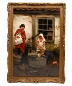 ROBERT GEMMELL HUTCHISON RSA RBA ROI RSW (SCOTTISH 1855 - 1936), JOCK'S NEW TOY