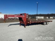 1995 Maxwell 20ft. Gooseneck Flatbed Trailer