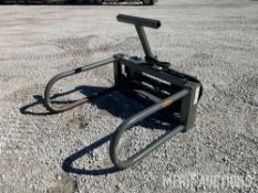 Worksaver Skid Steer Hydraulic Bale Grabber