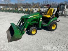 2023 John Deere 1025R MFWD Tractor with John Deere 120 Loader
