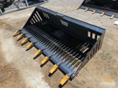 72 In Skid Steer Rock Bucket