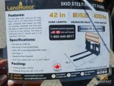 New Skid Steer Pallet Forks