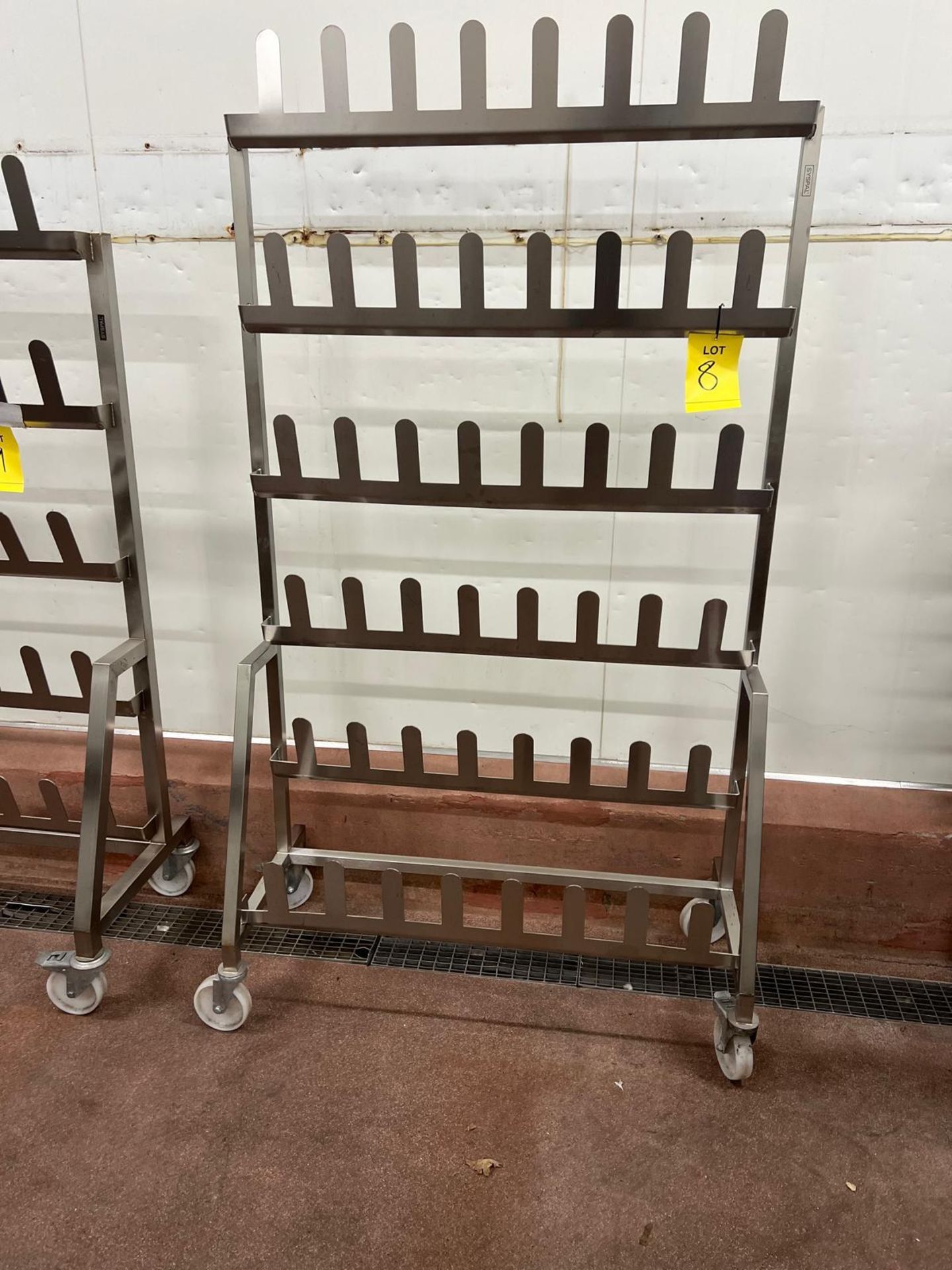 Syspal Rack Syspal mobile shoe rack to hold 48 shoes - 1.1 x 0.5 x 2m H Loading ...