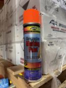 BOXES OF AERVOE AEROSOL CONSTRUCTION MARKING PAINT