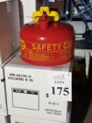 EAGLE MFG SAFETY CANS 2.5 GAL TYPE 1 MODEL UI-25-S