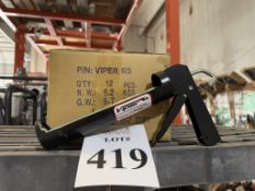 BOX OF VIPER R5 RATCHET CAULK GUNS (12) PCS