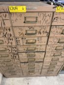 LOT CONSISTING OF DRAWERS OF METAL CABINET