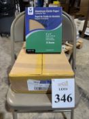 BOXES OF MERCER ABRASIVE ALUMINUM OXIDE PAPER