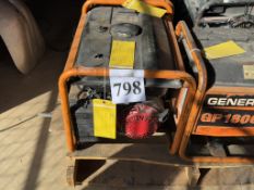 GENERAC GP1800 GENERATOR