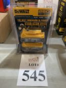 DEWALT POWERSTACK BATTERY 20V (2) IN PACKAGE (NEW)
