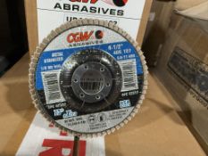 BOXES OF CGW ABRASIVES FLAP DISC