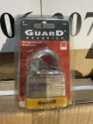 BOXES OF GUARD SECURITY LAMINATED PADLOCKS (NEW)