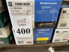 BOXES OF SCORPION FRAMING SCREWS