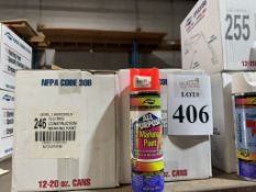 AEROSOL MARKING PAINT CANS FLO RED