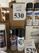 BOXES OF ASSORTED PAINT SPRAYS