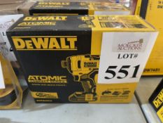 DEWALT ATOMIC 20V IMPACT DRIVER (NEW)