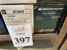 BOX OF SCORPION DRYWALL SCREWS