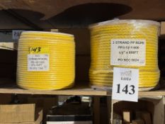 ROLLS OF 3 STRAND PP ROPE