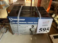 STRONGWAY 4400 LB. MANUAL CHAIN HOIST