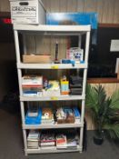 VENTILATED PLASTIC SHELVING WITH CONTENTS