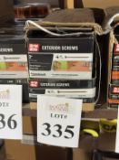 BOXES OF GRIP RITE EXTERIOR SCREWS
