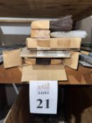 ASSORTED CONCRETE BROOM BRUSHES ONLY