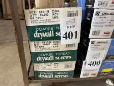 BOXES OF SCORPION COARSE THREAD DRYWALL SCREWS