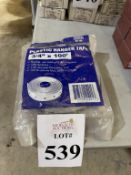 LOT CONSISTING OF PLASTIC HANGER TAPE